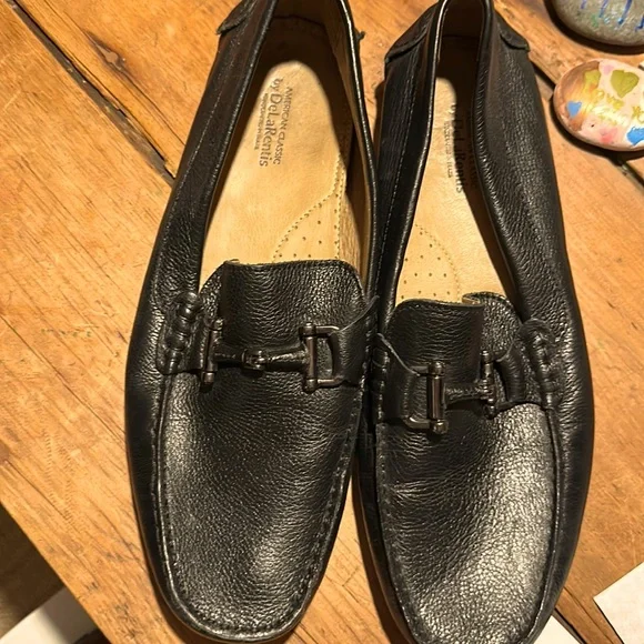 Shoes Mens 15 Delarentis American Classic In Soft Black Leather